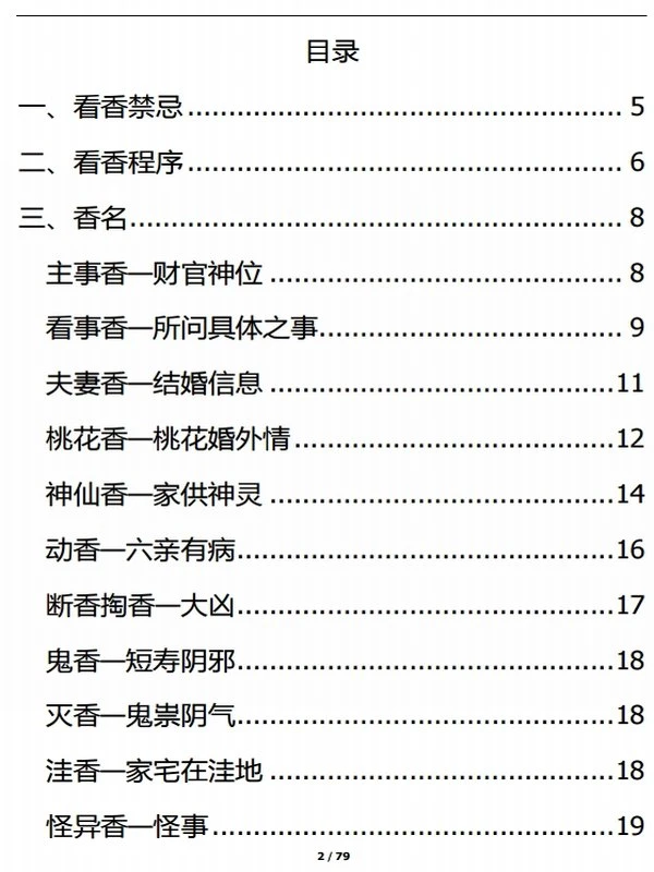 看香断事秘诀 八宫观香查事秘诀（彩色打印版）插图