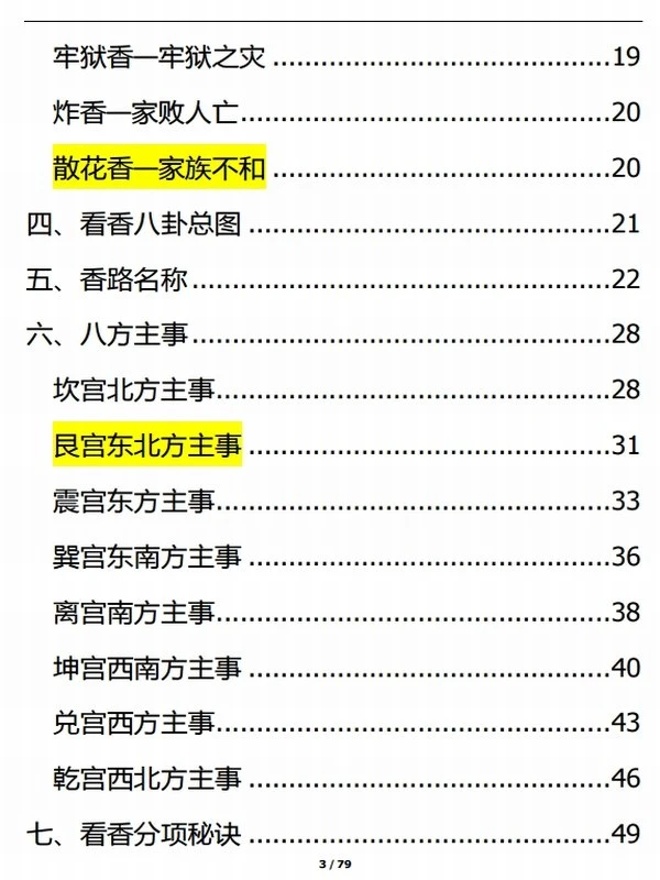看香断事秘诀 八宫观香查事秘诀（彩色打印版）插图