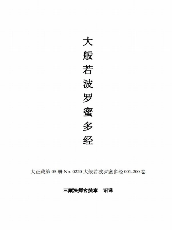大般若波罗蜜多经600卷 (文字版共三册)插图