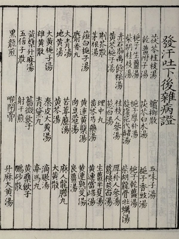 中医类古籍《伤寒总病论》插图