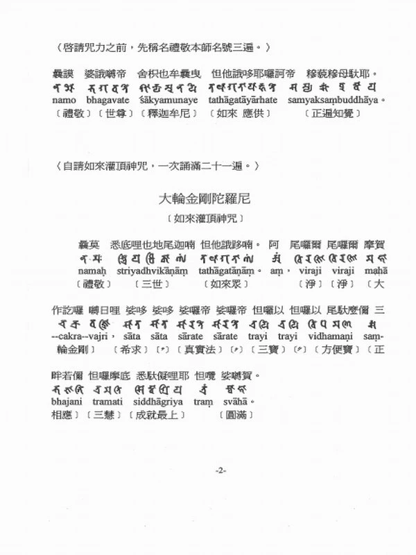 古梵文真言集插图