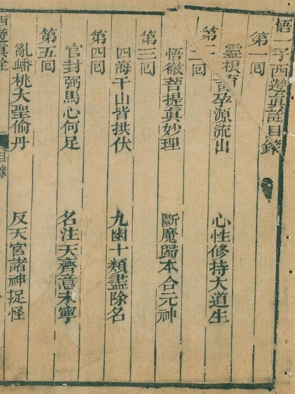 西游真诠.100回.清陈士斌诠解.翠筠山房藏版.清康熙年间刊本插图