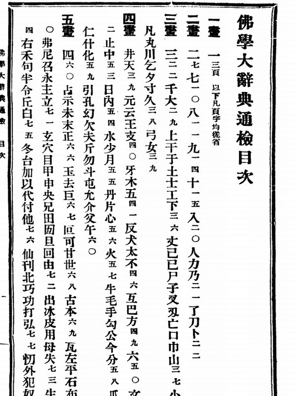 丁福保 佛学大辞典 上下插图