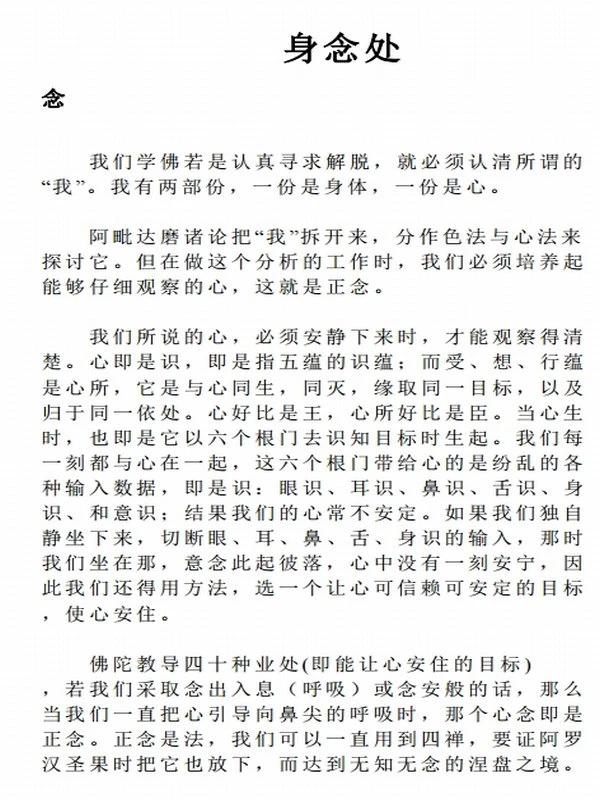 法增法师四念处合集4本插图