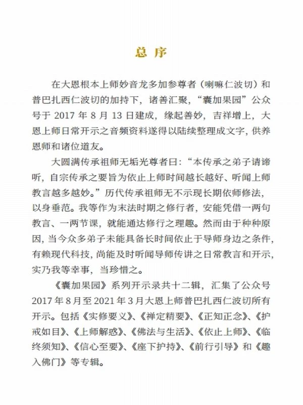 普扎上师 禅定精要（四册合集）插图
