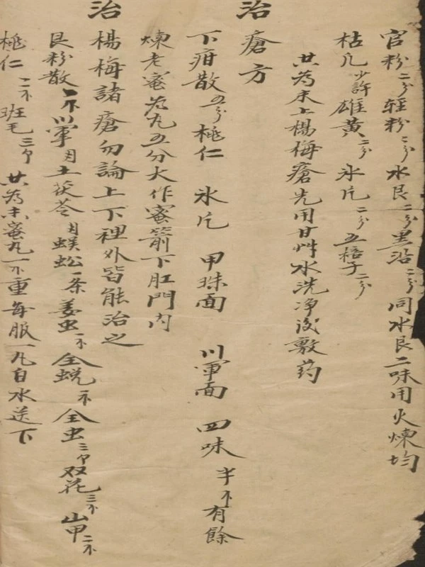 国柏林图书馆手抄郎中经验方2本插图