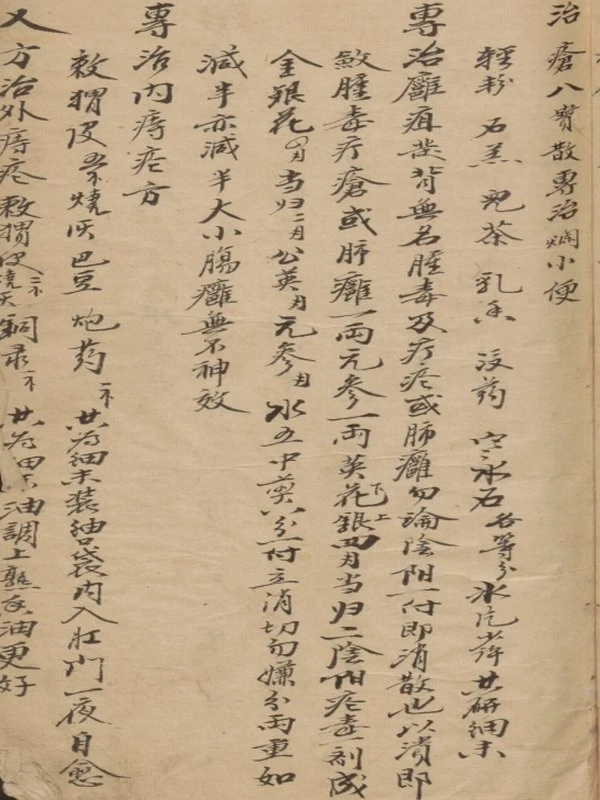 国柏林图书馆手抄郎中经验方2本插图