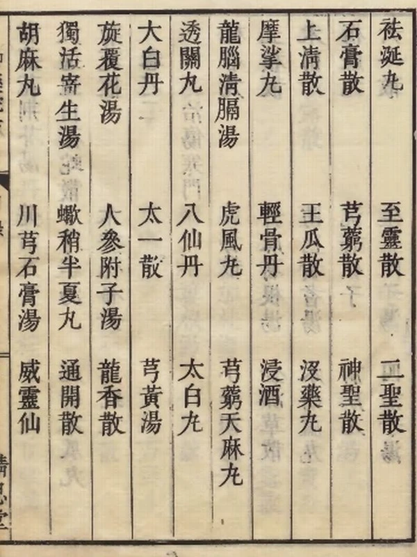 癸巳新刊御薬院方5本插图