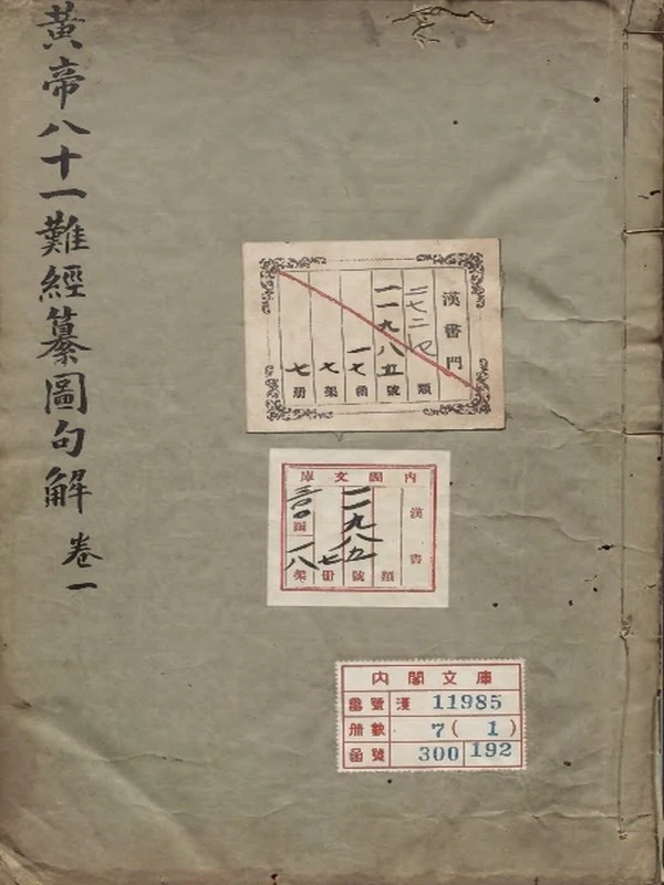 黄帝八十一难经纂图句解合集7本插图