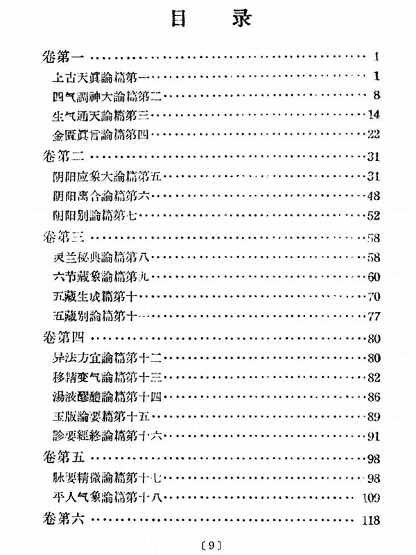 梅花版黄帝内经合集3本插图