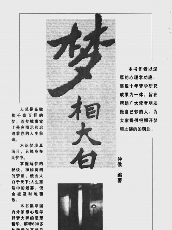 梦相解梦合集9本插图