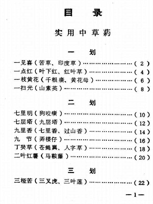 实用中草药插图