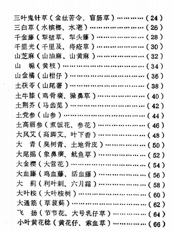 实用中草药插图