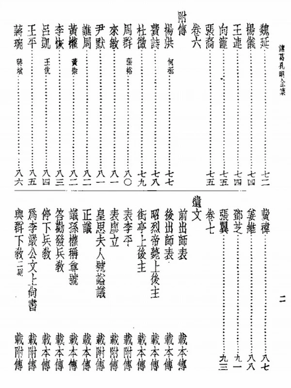 诸葛孔明全集 附评传插图