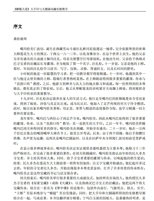 解脱大道-大手印与大圆满双融实修教导.pdf插图