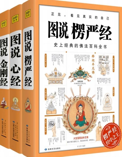 图说：金刚经+心经+楞严经（套装共三册） (玄奘法师  施青石  石见明  鸠摩罗什).pdf插图