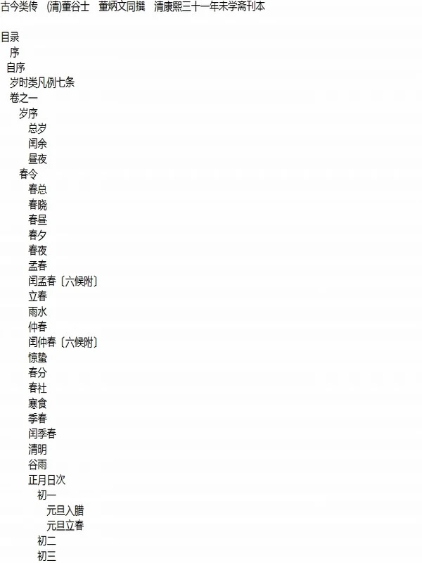 古代文献藏书 类书合集-328部(TXT版)插图