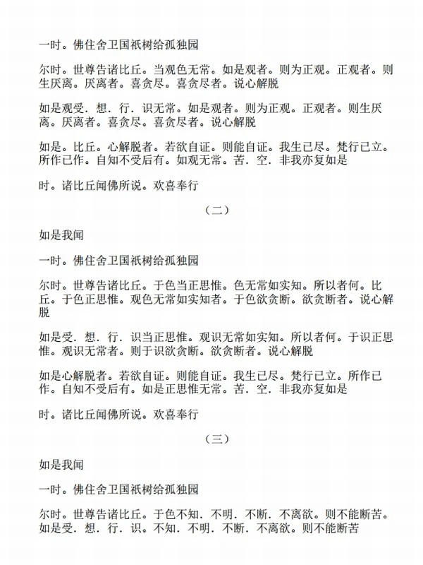 大藏经.阿含部.四阿含经全集 简体横排插图
