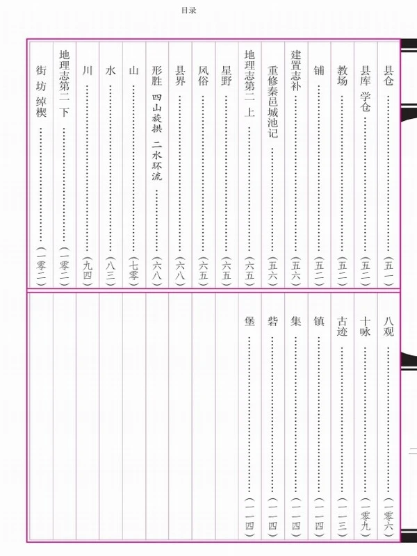明清秦安志集注 全9卷插图