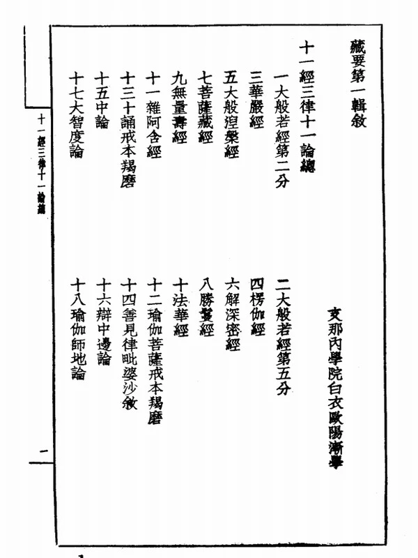 藏要 合集全10册 欧阳竟无插图