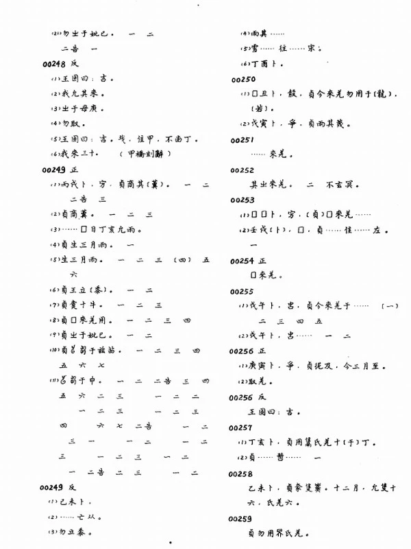 甲骨文合集  甲骨文合集释文 合集27本插图