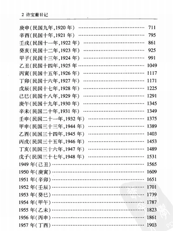 许宝蘅日记 合集5册插图