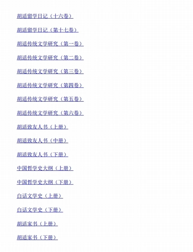 胡适经典全集套装44册 (胡适)插图