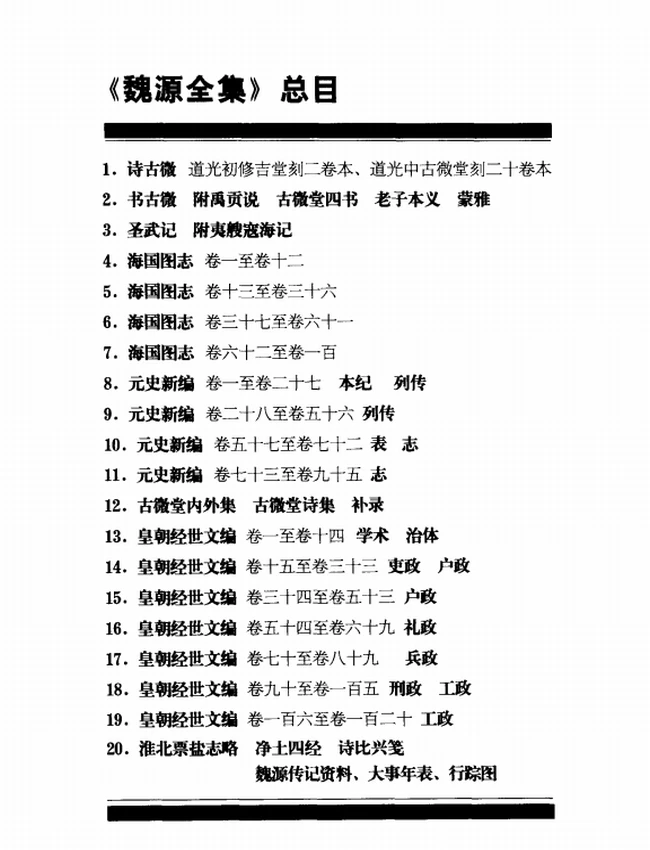 魏源全集 20本插图