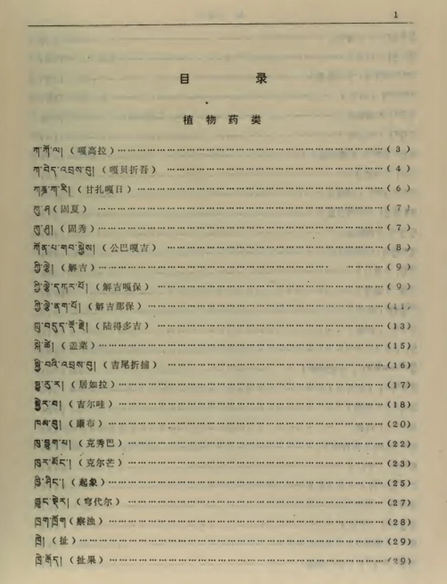 藏药志插图