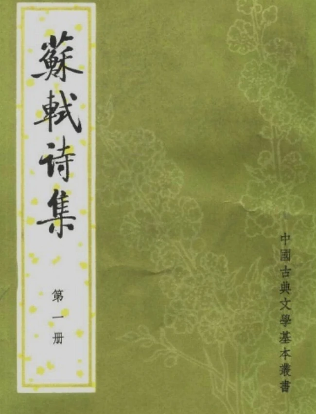 苏轼诗集（全八册）（[宋]苏轼著，[清]王文诰辑注，孔凡礼点校 1982）