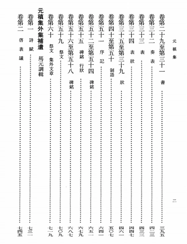 元稹集（修订版）（上下册）（[唐]元稹撰，冀勤点校，2010）插图