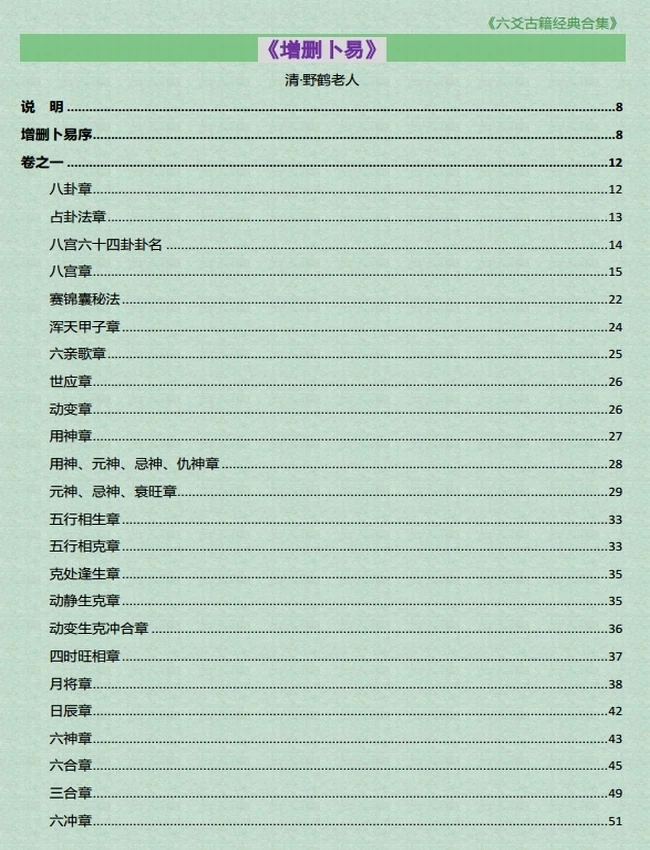 六爻古籍经典合集 (易隐 易冒 易林卜疑 断易天机)插图