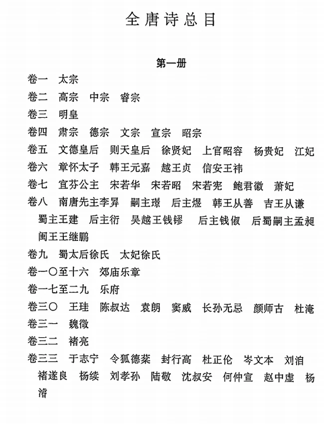 全唐诗(增订本) 简体横排 全15册插图