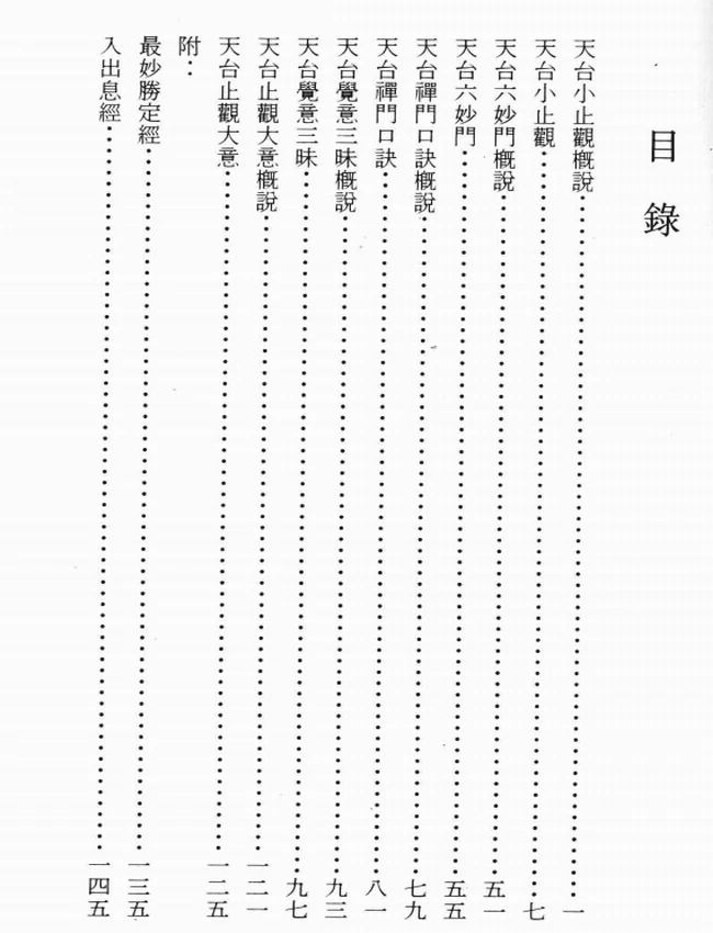 天台小止观+六妙门+禅门口诀+觉意三昧+止观大义+附最妙胜定经+入出息经合刊插图