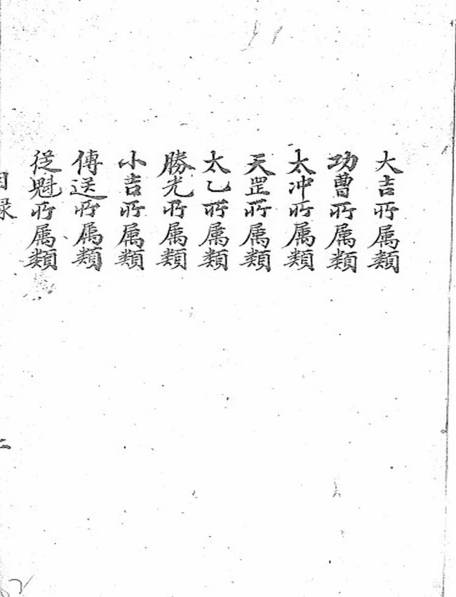 大六壬通天银河棹八卷 清鈔本插图