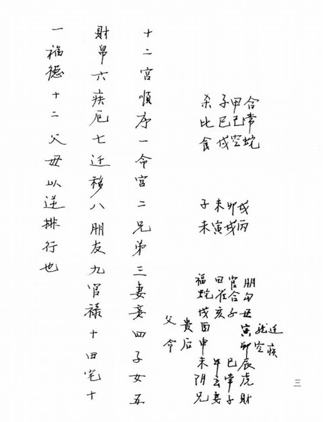 大六壬推命學 [手抄本] (八六居士)插图