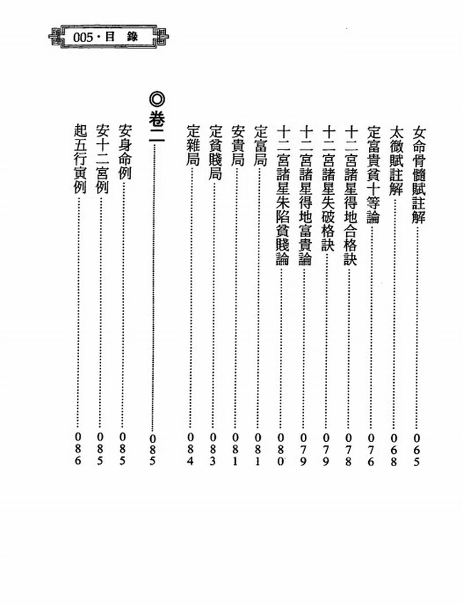 紫微斗数全书（进源版）陈希夷插图