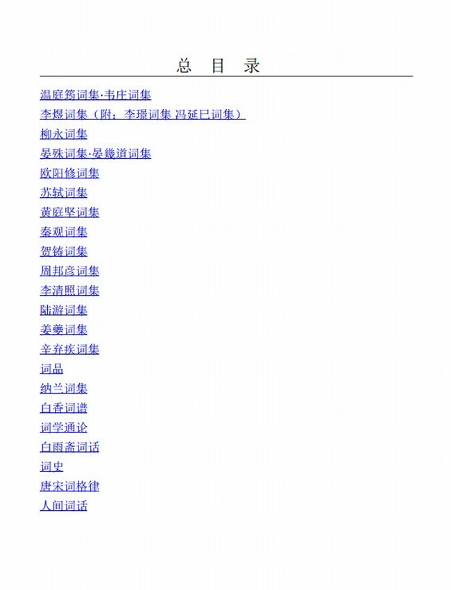 历代名家词集精华录（全22册）插图