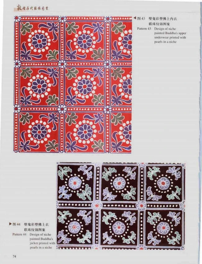 中国敦煌历代服饰图案插图