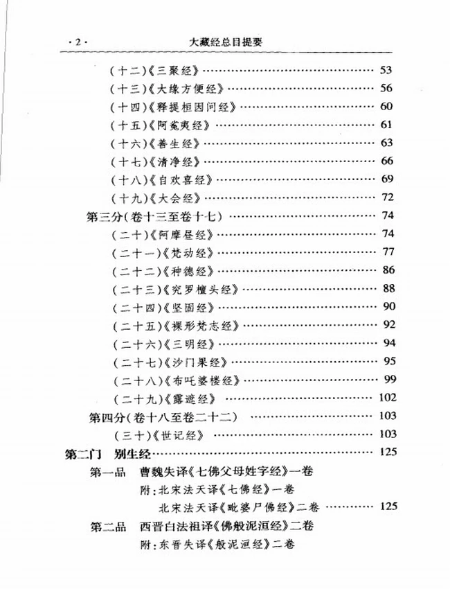 大藏经总目提要 经藏 三册插图