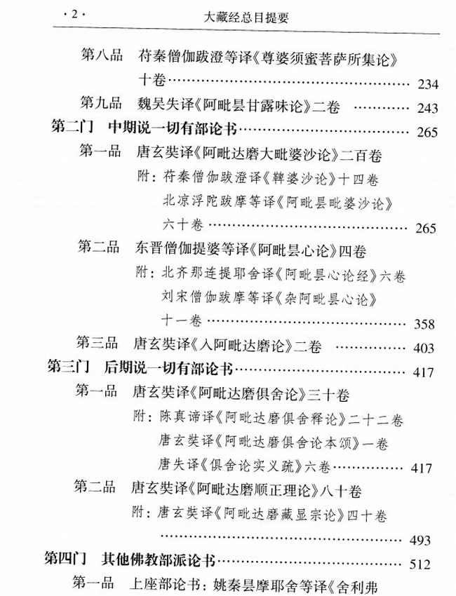 大藏经总目提要 论藏 三册插图