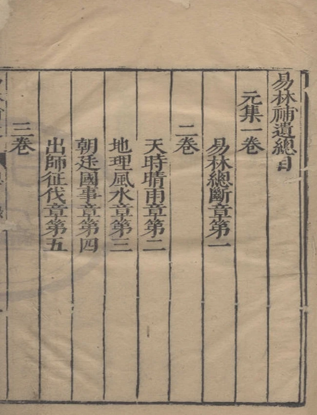 《易林补遗》十二卷 明刻本